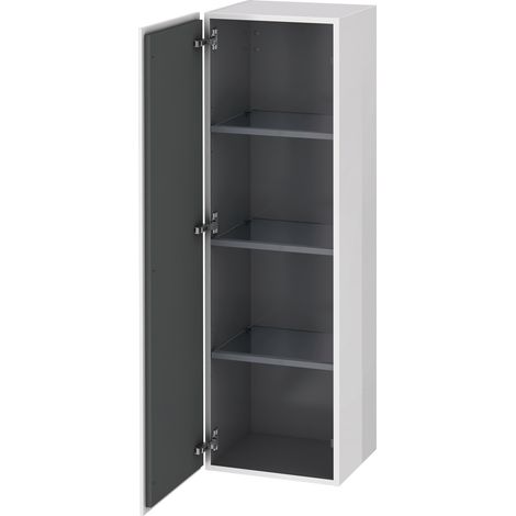 Duravit L-Cube armoires mi-hautes, 1 porte charnière à gauche,
