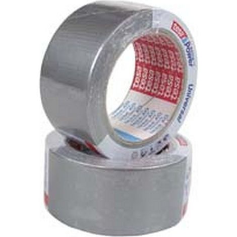 6PZ NASTRO TELATO TIPO AMERICA mm.50h. in rotoli da mt.25 colore grigio adesivit 5,0 N/cm resistenza alla trazione 30N/cm allungamento a rottura 20% resistenza alla temperatura 95C/30 min