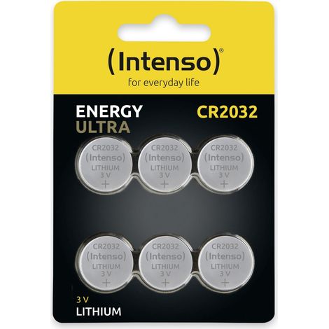 Intenso Knopfzelle CR 2032 3 V 6 St. 220 mAh Lithium 7502436