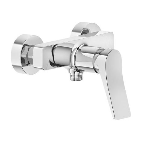 Gessi Rilievo, mezclador monomando de ducha para montaje en