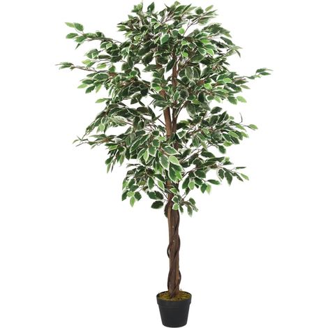 Ficus artificiel 756 feuilles 150 cm vert