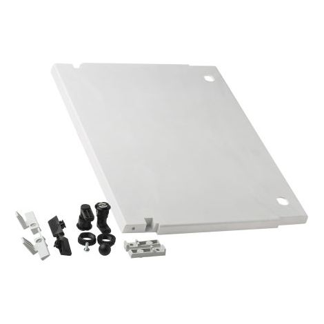 Porte intérieure PLM54 7035, 204 cm de hauteur et finition gris clair.