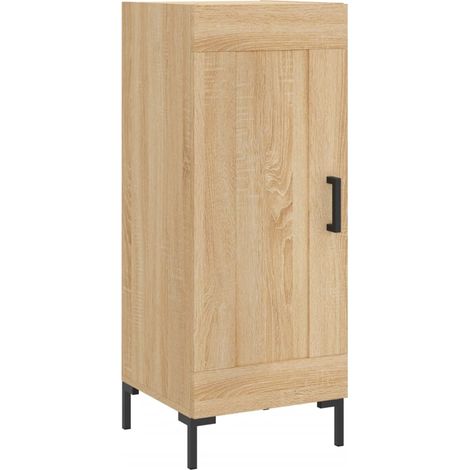 Credenza cassettiera mobile contenitore organizer cucina soggiorno salotto sonoma 345 x 34 x 90 cm legno ingegnerizzato marrone 020031539