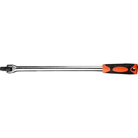 Clé à douille à tête flexible rotative à 180 degrés avec entraînement de 1,27 cm pour réparation automobile, outil de poignée flexible (1/5)
