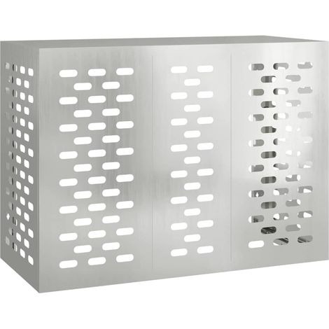 Housse de climatiseur Argent 110 x 50 x 80 cm Acier galvanisé (1/5)