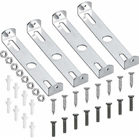 Accesorios para suspensión y lámpara de araña, 4 piezas de placa de suspensión para lámpara de techo de 95 mm, soporte de luz colgante con tornillos, accesorios para oficina, hogar e iluminación de te (1/5)