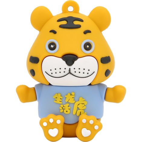 Cartoon-Tiger-USB-Stick 64 GB – Schnelle Übertragung, Plug & Play, antistatisch, hohe Stabilität (1/5)