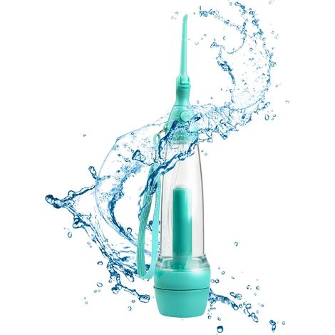 Hydropulseur sans fil, léger et sans fil - Hydropulseur manuel sans fil pour le soin des gencives et l'hygiène bucco-dentaire, usage quotidien, (1/5)