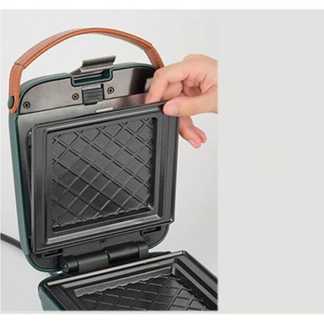 Mini-Multifunktions-Sandwichmaker, Drei-in-Eins-Eierwaffel- und Frühstücksmaschine (Waldgrün) (1/2)