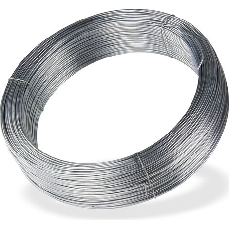 Draht verzinkt 200 m x 2,0 mm 5 kg Spanndraht Bindedraht Wickeldraht Zaun Draht