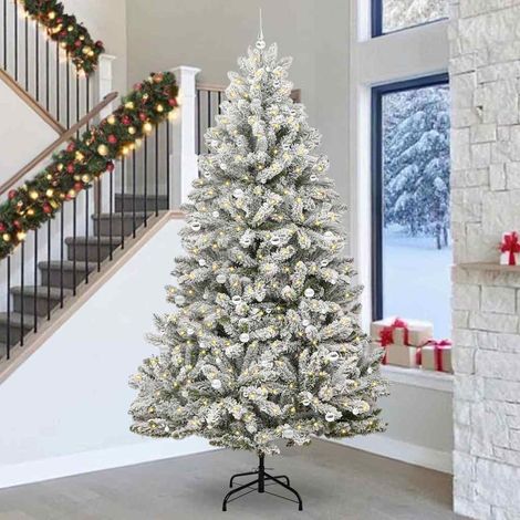 vidaXL Árbol de Navidad artificial 300 cm 300 LED Blanco Cálido (1/5)