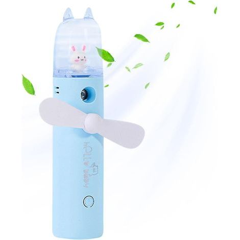Mini-Wasserstrahlventilator mit wiederaufladbarem Akku und 3 einstellbaren Geschwindigkeitsstufen, USB-Ventilator für den persönlichen Gebrauch, Mini-Reiseventilator (1/5)
