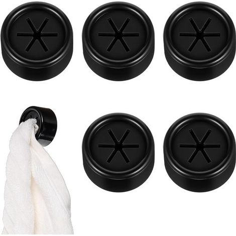 Stück - Handtuchhaken - Selbstklebende Handtuchhaken - Handtuchhalter - Handtuchhaken - Wandhaken - Haken - Hängehaken - Handtuchhaken - Für Bad, Küche & (1/5)