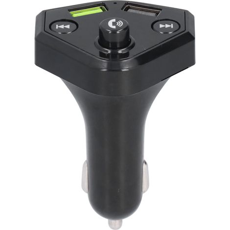 X4 Bluetooth-FM-Auto-Transmitter mit Freisprechfunktion – Kabelloses Ladegerät und tragbarer Radioempfänger