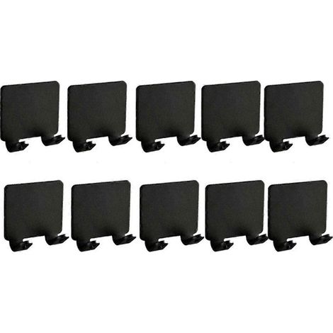 Lot de 10 supports adhésifs sans perçage pour outils de rasage avec crochet de rangement. (1/5)