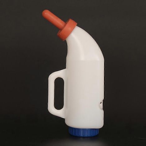 Biberon de 4 L pour veaux, tétine sûre et non toxique, équipement d'alimentation pour veaux ( ) (1/3)