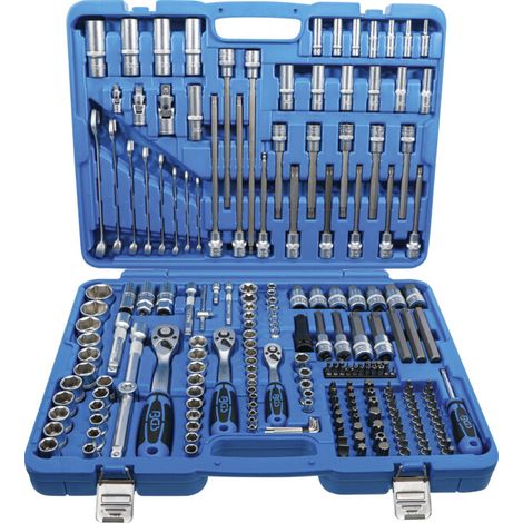 Bgs Kit de Douilles Complets 214 pièces bleu acier (1/5)