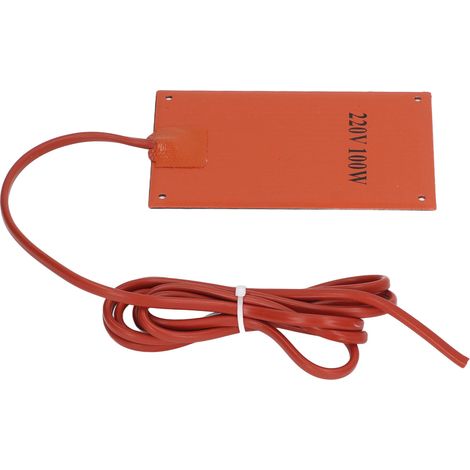 Tapis chauffant électrique 90x150 mm 100W 220V pour armoire de contrôle (1/5)