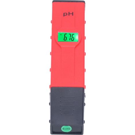 PH Mètre Numérique Portable avec Rétroéclairage et Compensation Automatique de Température pour Eau et Sol (1/4)