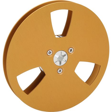 Leere 1/4/5-Zoll-Magnetbandspule aus Aluminiumlegierung, universelle 3-Loch-Öffnung, Teil eines Aufnahmegeräts (1/5)