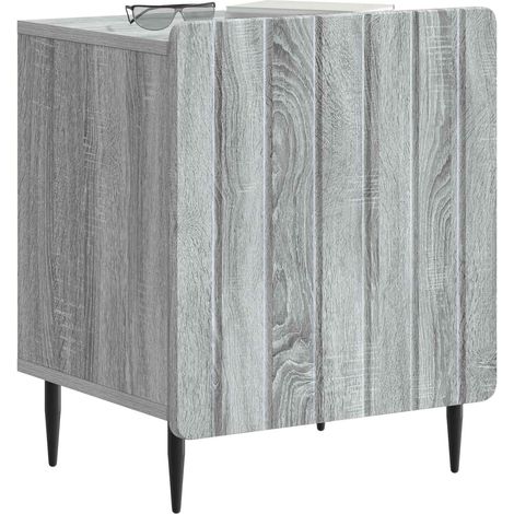 Maison Exclusive - Nachttisch Graues Sonoma 43 x 34,5 x 52 cm Hol