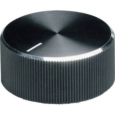 OKW A1418260 A1418260 Drehknopf Aluminium (Ø x H) 18.6 mm x 12 mm 1 St.
