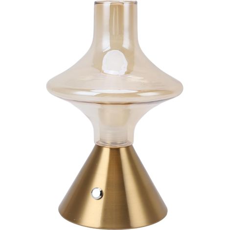 Naroote Lampe de Table Sans Fil, LED Rechargeable Dorée avec (1/5)