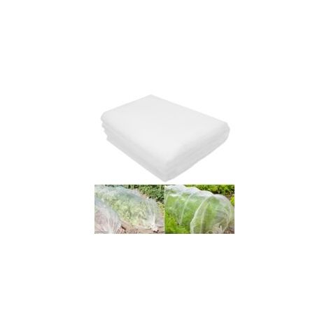 Rete anti-insetti 3x15m, rete da giardino, rete anti-insetti per orto, maglia fine per proteggere tunnel da giardino, orti all'aperto, piante, fiori, ortaggi e frutta - Crezuo