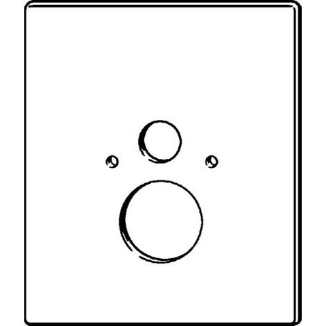 VIEGA 775841 Plaque de recouvrement pour WC (1/2)