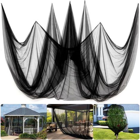 Mosquitera para patio y jardín - Malla transpirable - Para plantas, tiendas de campaña exteriores - Protección DIY - Fácil de cortar - Negra - 2,4 x 6 m Ver detalles del producto Más información sobre (1/5)