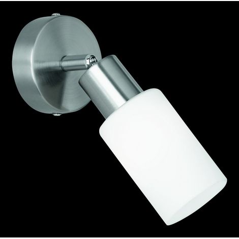 Foco Mars Ø8cm Orientable Cristal Blanco Níquel Trio Lighting (1/2)