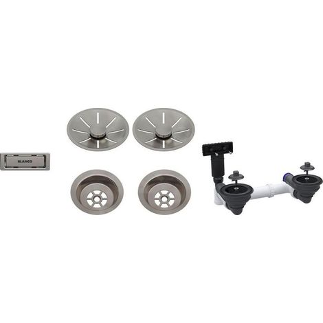 Blanco Accessoires - Kit de vidage InFino, platine 207441 (1/2)