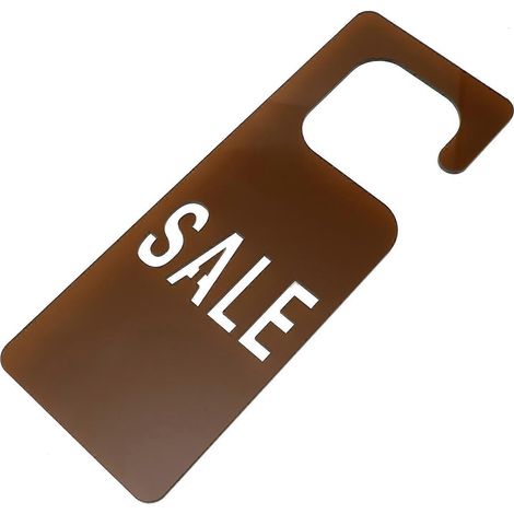 Étiquettes volantes en acrylique au design créatif, adaptées aux magasins, format 25 x 9,5 cm, motif café, design simple, mettant en valeur les nouveaux produits, 1 lot. (1/5)