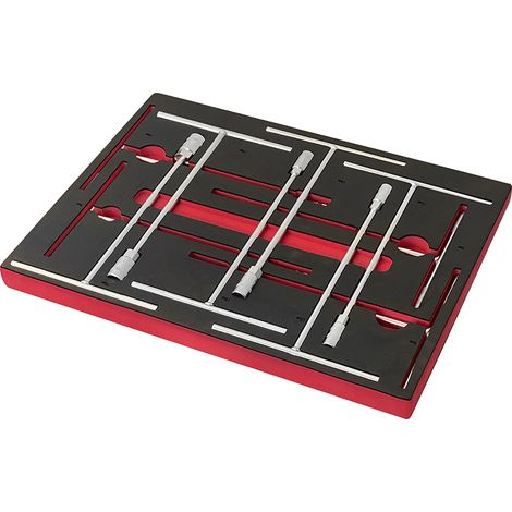 Assortimento di 10 utensili SOGI TER-10 - chiavi a T semplici esagonali - asta di manovra fissa - varie misure (1/5)