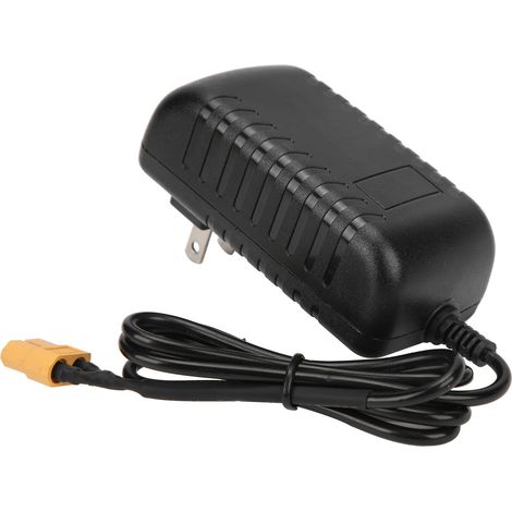 Chargeur de modèle réduit, adaptateur secteur DC 12V 3A, fiche XT60, norme US, 100-240V AC, alimentation universelle pour drone et voiture RC (1/5)