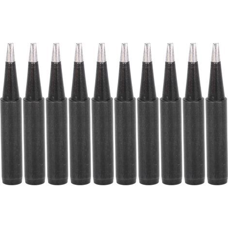 Black soldering iron tip with internal heating 900M-T-1.6D for stations 936/937/938 – pack of 10 (1/5)