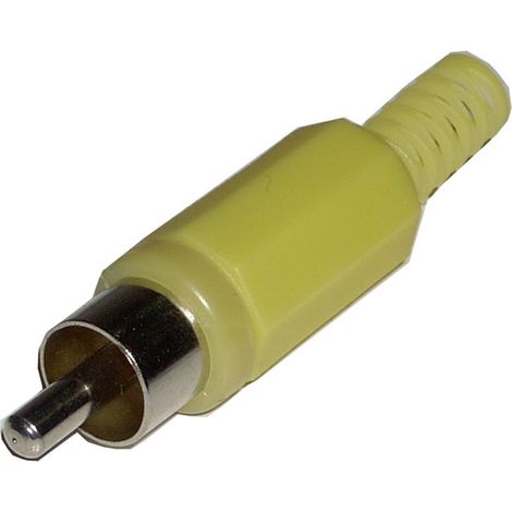 BeMatik - Connecteur RCA-M (Jaune) (1/2)