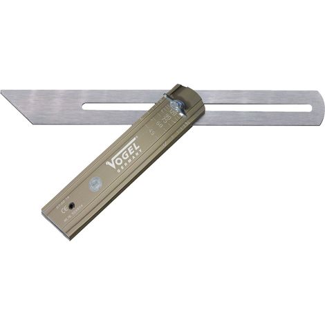 Vogel Germany Stellwinkel ohne Winkelteilung Messbereich 300 mm Stahlklinge
