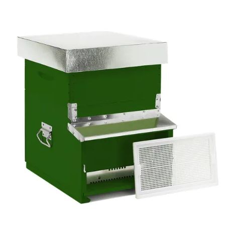 21B Arnia Dadant-Blatt 10 favi fondo fisso antivarroa nomadismo 25 kg - Verde