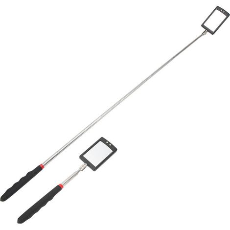 Miroir d'inspection télescopique éclairé par LED pivotant à 360 degrés pour la réparation mécanique automobile (1/5)