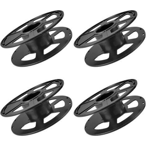 4 Pièces Enrouleur Cable Kit, Plastique Enrouleur Electrique Vide, Diamètre 200mm Enrouleurs de Câbles Électriques, pour Lumières de Noël, Câbles, Filaments