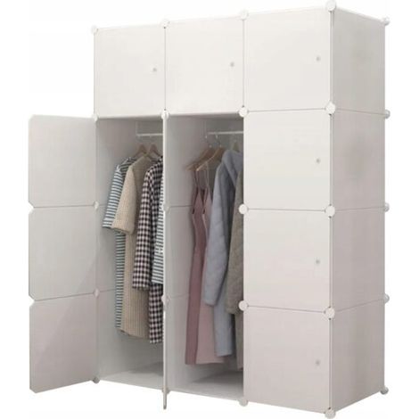 Armadio bianco 111x47x147 cm