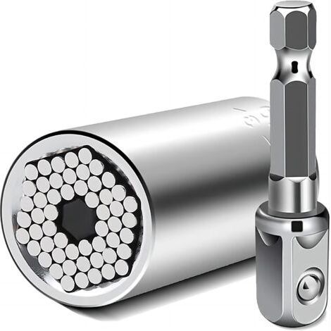 Cadeaux pour hommes Clé à douille universelle - Gadgets d'artisan pour hommes, cadeaux de fête des hommes Clé universelle 7-19 mm Outil, cadeaux pour hommes pour la fête des pères papa Noël anniversai (1/5)