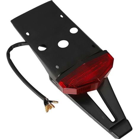 Feu arrière avec feu stop à LED rouge, clignotants et éclairage de plaque d'immatriculation pour motos tout-terrain (1/5)