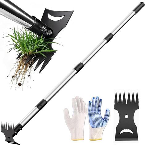 Weeder Weeder Garden Tool Kit with Gloves for Yard Lawn Patio Garden (1/5)