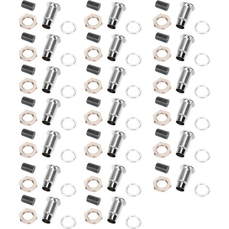 Lot de 20 supports de LED à montage sur cadre, diodes électroluminescentes, base plate en laiton, pour usage industriel, 5 mm (1/5)