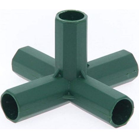 10 Pièces 16mm Raccord en PVC 5 Types Support Stable Connecteur De Construction De Cadre De Serre Robuste (1/5)