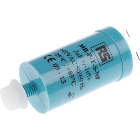 Condensateur à couche mince RS PRO 2µF 440V c.a. ±10% ( Prix pour 1 ) (1/2)