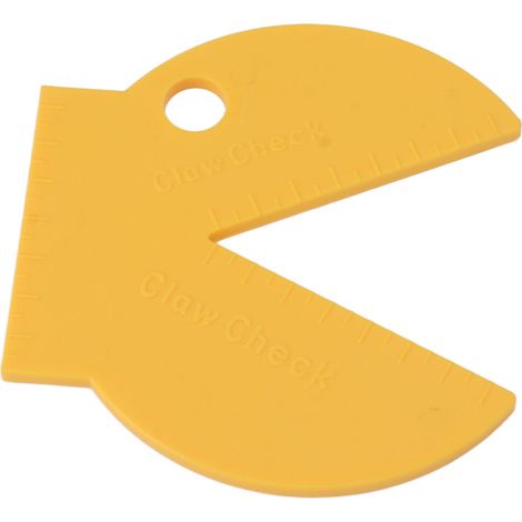 Jauge de contrôle des onglons, outil de mesure et de diagnostic en plastique technique pour le parage des sabots de bovins et de vaches à la ferme (1/5)