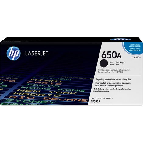 HP original Colour LaserJet CE270A Toner cartridge black standard capacity 13.500 pages 1-pack (CE27 (1/3)